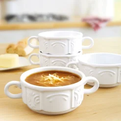 Best Tempsl 4 bols à poignées blancs