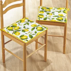 Clearance Tempsl 2 ou 4 galettes de chaise citrons
