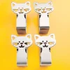 Hot Tempsl 4 pinces nappe têtes de chats