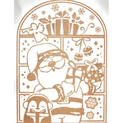 Hot Tempsl 4 stickers dorés