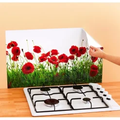 Discount Tempsl Anti-éclaboussures coquelicots