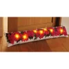 Outlet Tempsl Bas de porte poinsettias LED