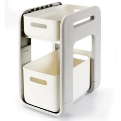 Best Tempsl Bloc 2 tiroirs sous évier