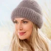 Online Tempsl Bonnet angora "Calantha" marron glacé