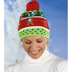 Sale Tempsl Bonnet lumineux Pain d'épices ou Sapin de Noël