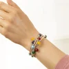 Outlet Tempsl Bracelet multirang pierres