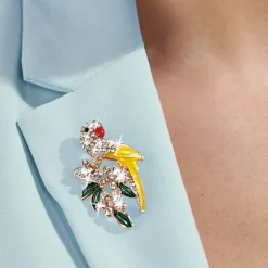 Sale Tempsl Broche perroquet