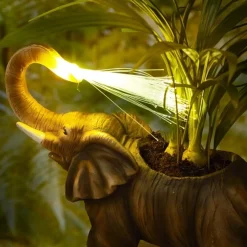 Outlet Tempsl Cache-pot lumineux éléphant