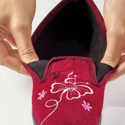 Outlet Tempsl Chaussons Butterfly marine ou rouge