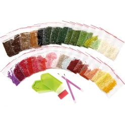 Online Tempsl Couronne de poinsettias à diamanter