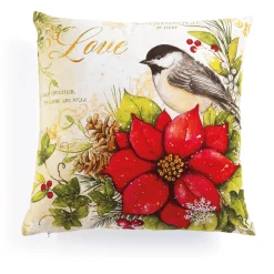Outlet Tempsl Coussin oiseau ou sapin de Noël