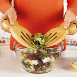 Discount Tempsl Couverts à salade bambou