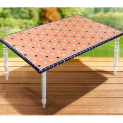 Outlet Tempsl Couvre-table mosaïque Ronde ou Rectangulaire