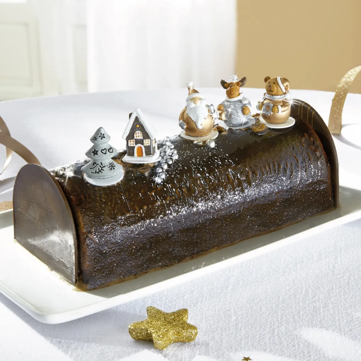 Clearance Tempsl Décorations gâteau Noël