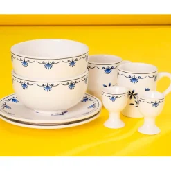 Outlet Tempsl Ensemble petit déjeuner bleu