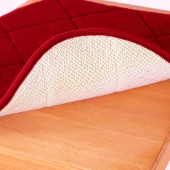 Clearance Tempsl Galettes de chaise à mémoire de forme bordeaux