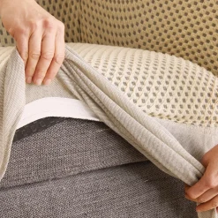 New Tempsl Housse élastiquée Romance Beige ou Bordeaux