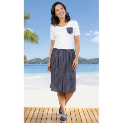 Tempsl Jupe culotte bleu