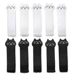 Best Tempsl Lot de 10 attaches câbles chats