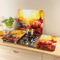 Hot Tempsl Lot de 2 couvre-plaques hérisson d'automne