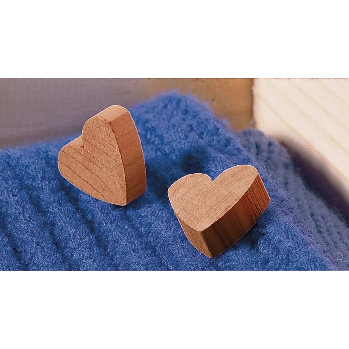 Clearance Tempsl Lot de 25 cœurs de bois de cèdre