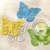 Sale Tempsl Lot de 4 dessous de verre papillons