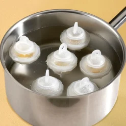 New Tempsl Lot de 6 Easy Eggs pour la cuisson des oeufs durs