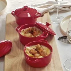 New Tempsl Lot de 4 mini-cocottes Pradel France ®