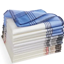 Online Tempsl Lot de 12 mouchoirs