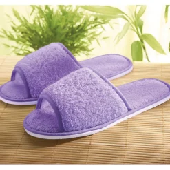 Tempsl Lot de 2 paires de mules Bleu + parme - taille 41/42