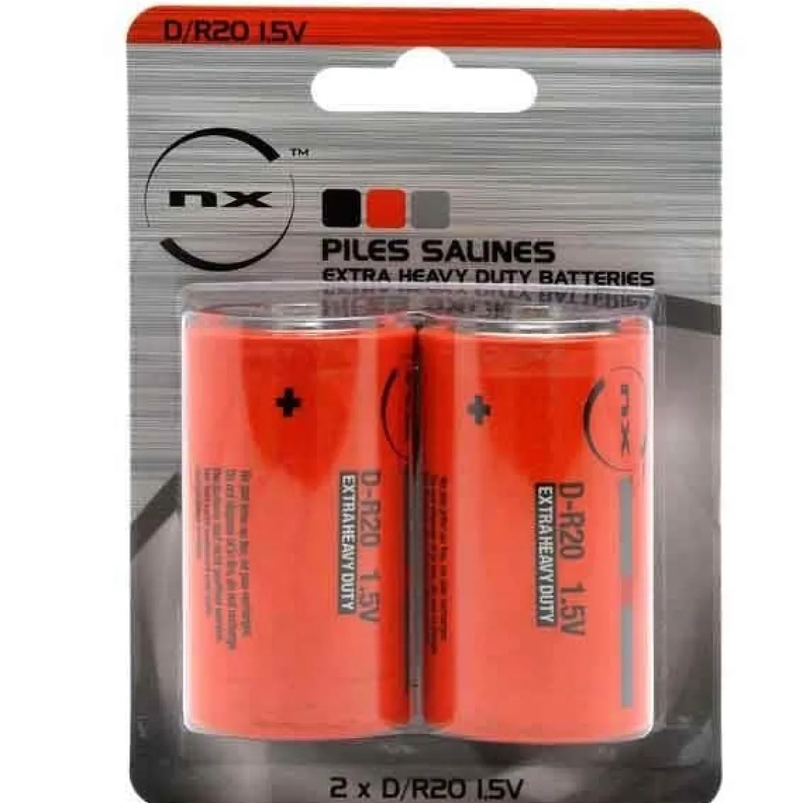 Sale Tempsl Lot de 2 Piles D R20