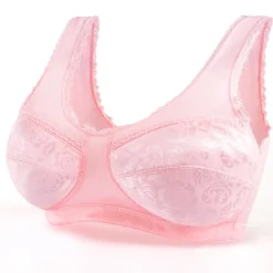 Discount Tempsl Lot de 2 Satin Bra Lot n°2 : Rose + bleu - taille M