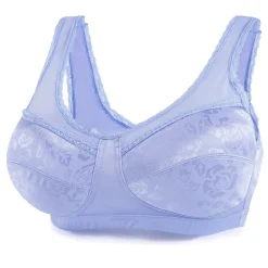 Discount Tempsl Lot de 2 Satin Bra Lot n°2 : Rose + bleu - taille M