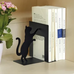 New Tempsl Lot de 2 serre-livres chats