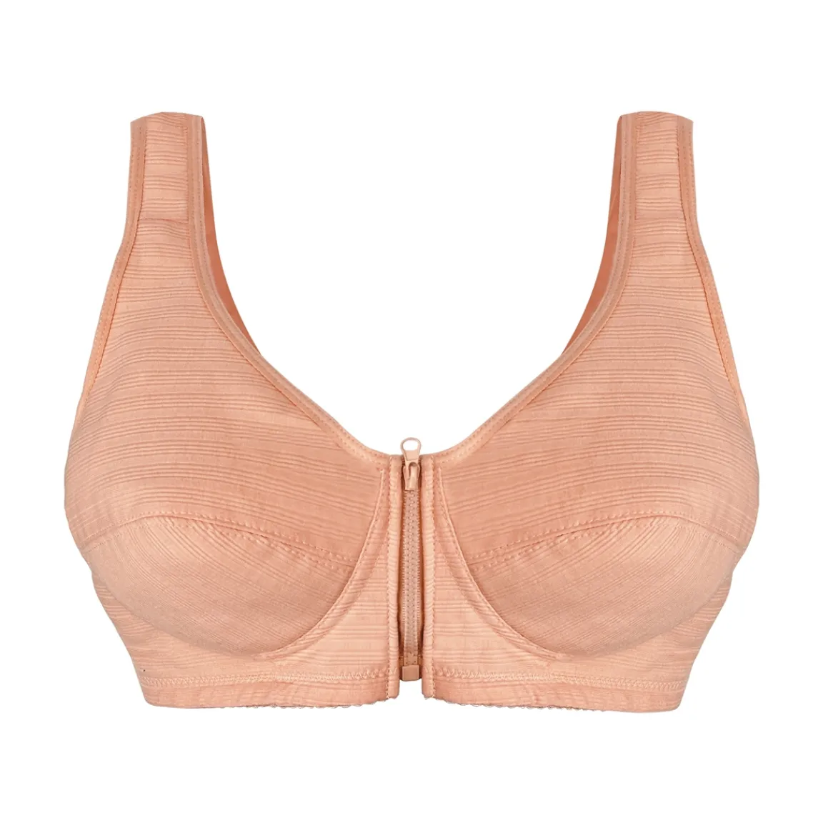 Best Tempsl Lot de 3 soutiens-gorge zippés Gris + vieux rose + chair - taille M