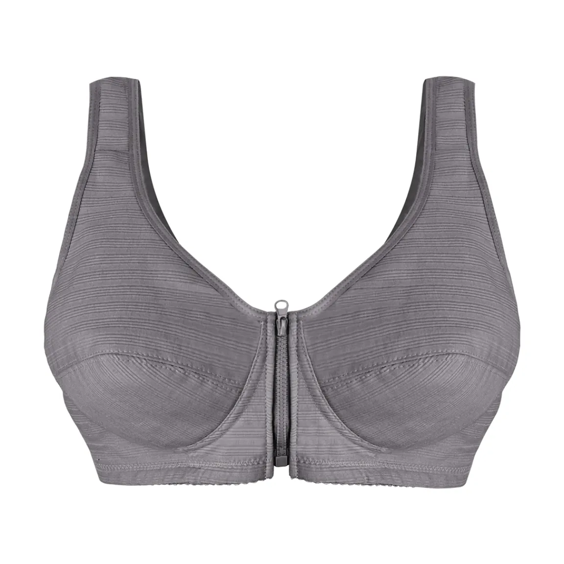 Best Tempsl Lot de 3 soutiens-gorge zippés Gris + vieux rose + chair - taille M