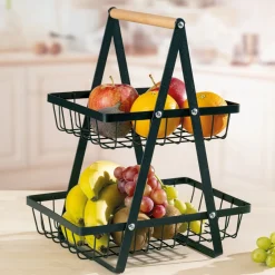 Tempsl Panier fruits double