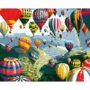 New Tempsl Peinture par numéros Mongolfières