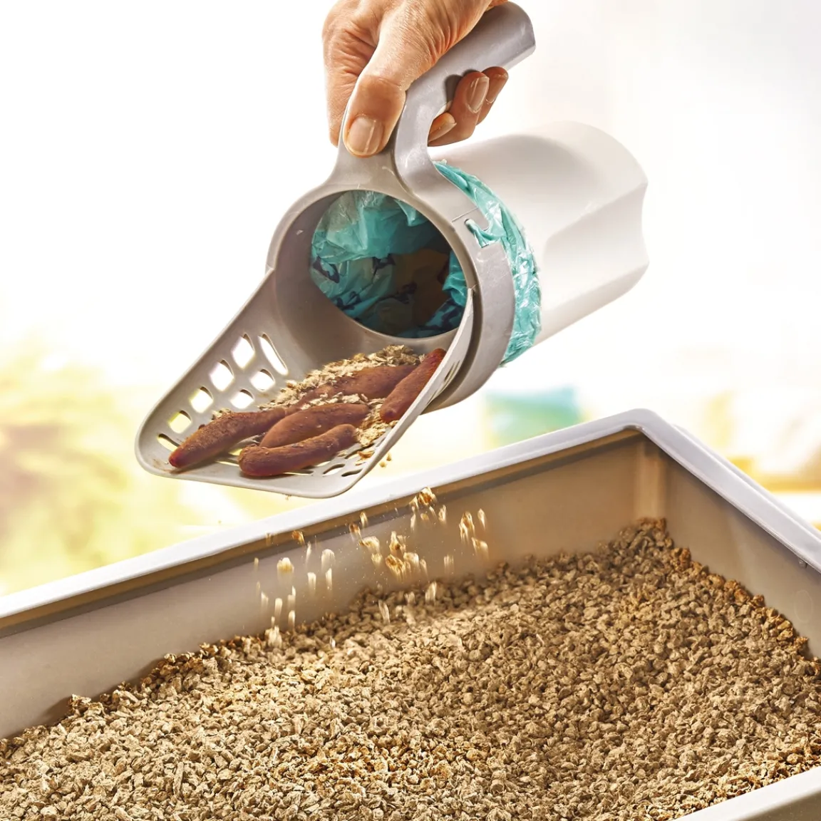 Hot Tempsl Pelle à litière avec récupérateur