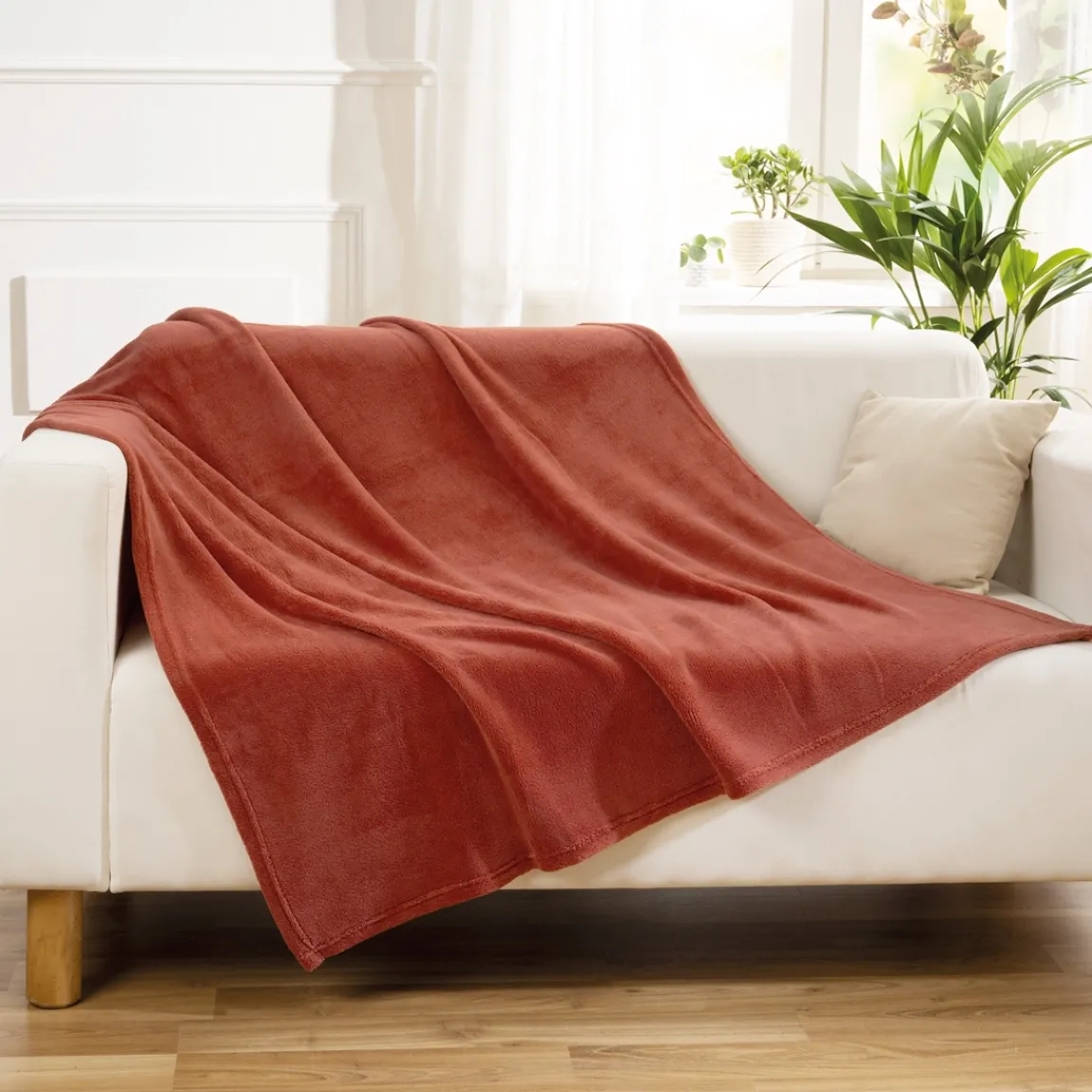 Sale Tempsl Plaid microfibre 120 x 150 cm