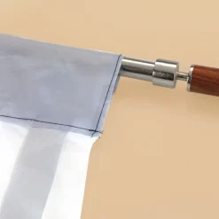 Outlet Tempsl Rideau de porte : Gris/blanc ou Bleu/blanc