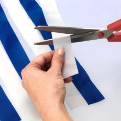 Outlet Tempsl Rideau de porte : Gris/blanc ou Bleu/blanc