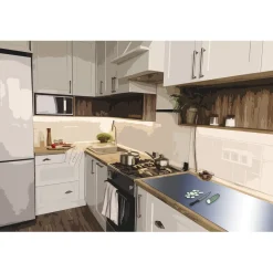 Tempsl Rouleau métallisé de protection cuisine