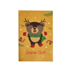 Outlet Tempsl Set de 4 cartes postales à diamanter Nouvel an