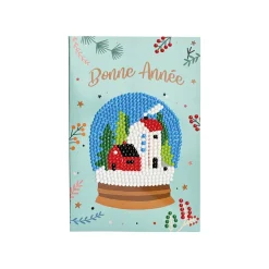 Outlet Tempsl Set de 4 cartes postales à diamanter Nouvel an