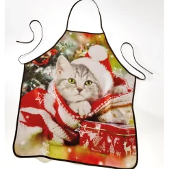Discount Tempsl Tablier chat de Noël