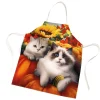 Tempsl Tablier chat en automne