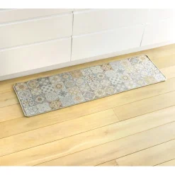 Discount Tempsl Tapis carreaux ciment bleu ou beige