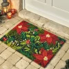 Tempsl Tapis coco poinsettia