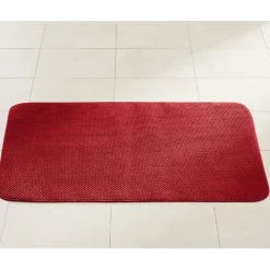 Outlet Tempsl Tapis cuisine microfibres bordeaux 46 x 90 cm